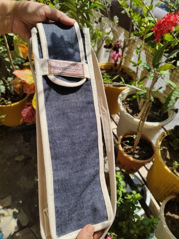 Denim Bottle Bag