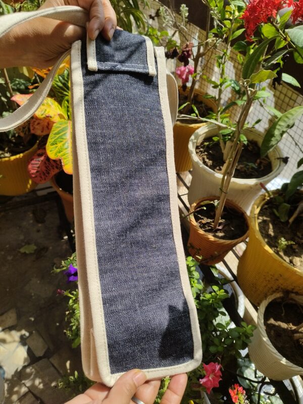 Denim Bottle Bag - Image 2