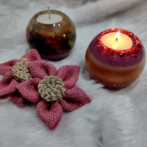 Colorful Resin Tea Light