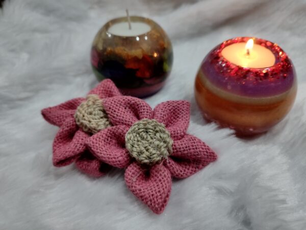 Colorful Resin Tea Light - Image 3