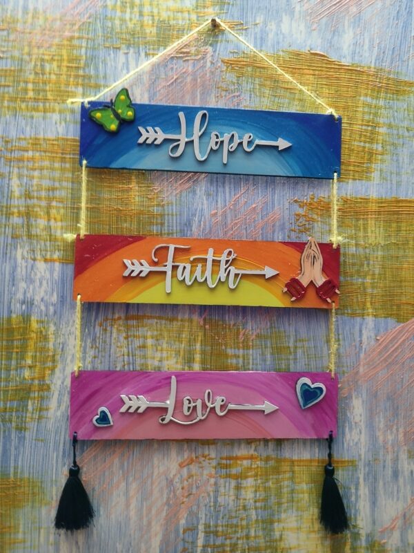MDF Hand Painted Wall Decor - Image 4
