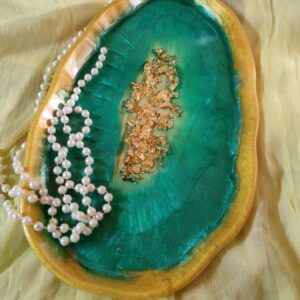 Agate Resin Tray