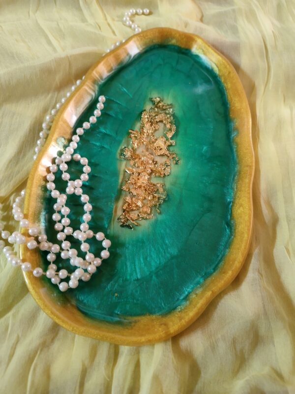Agate Resin Tray