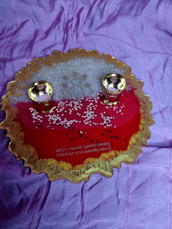Resin Pooja Platter - Image 3