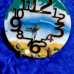 Table Clock Ocean Theme