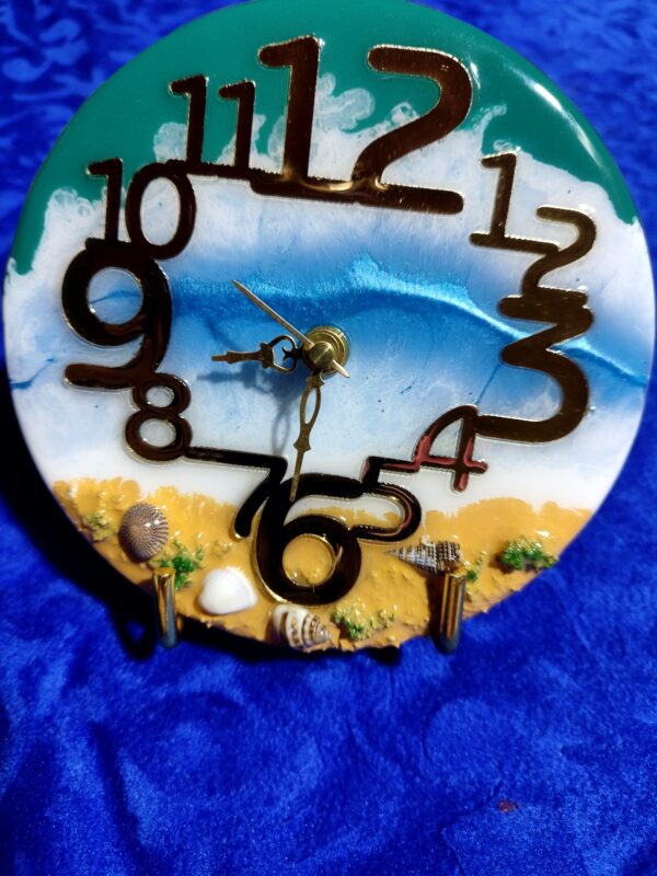 Table Clock Ocean Theme - Image 2
