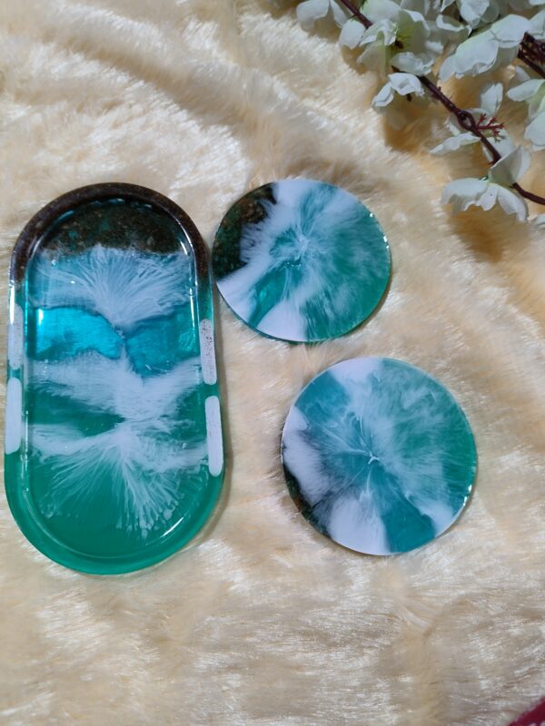 Trinket Tray with Coasters - Image 5