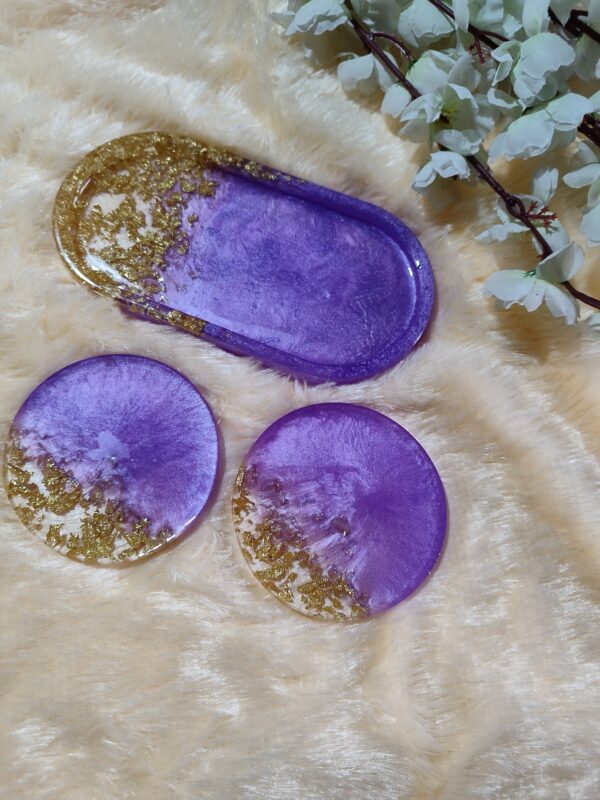 Trinket Tray with Coasters - Image 4