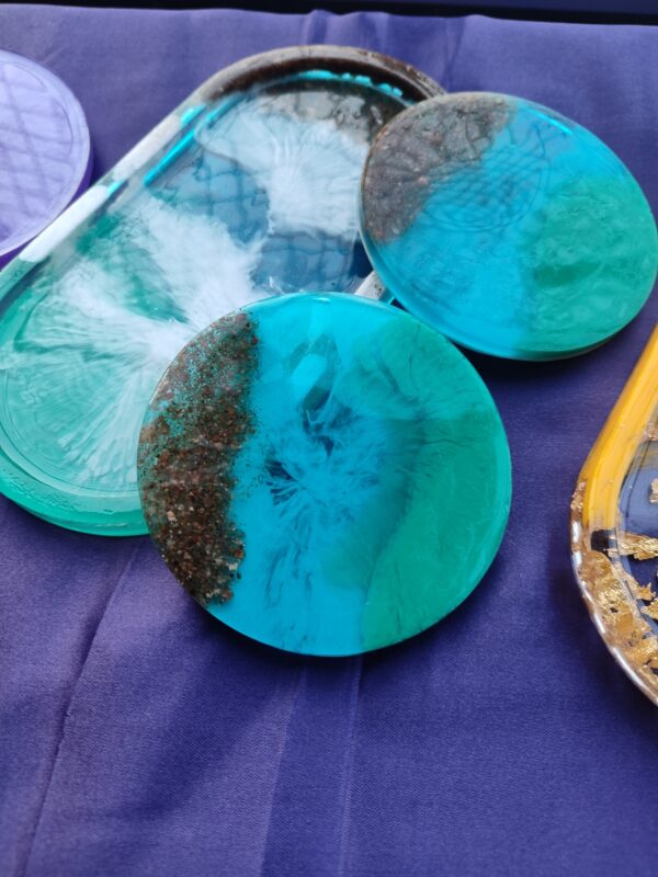 Trinket Tray with Coasters - Image 6