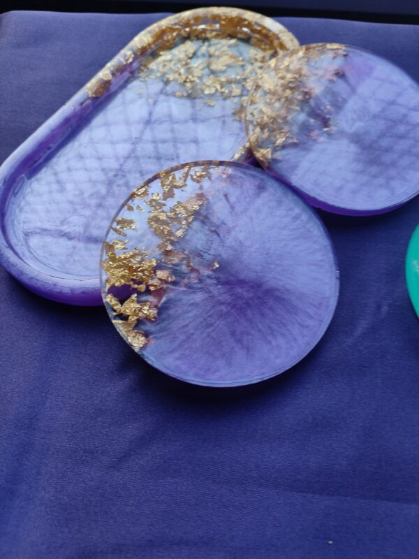 Trinket Tray with Coasters - Image 7