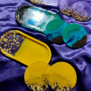 Trinket Tray with Coasters