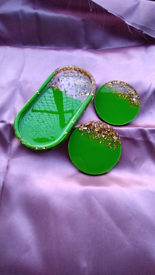 Trinket Tray with Coasters - Image 5