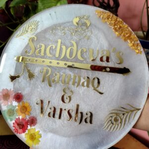Round Name Plate