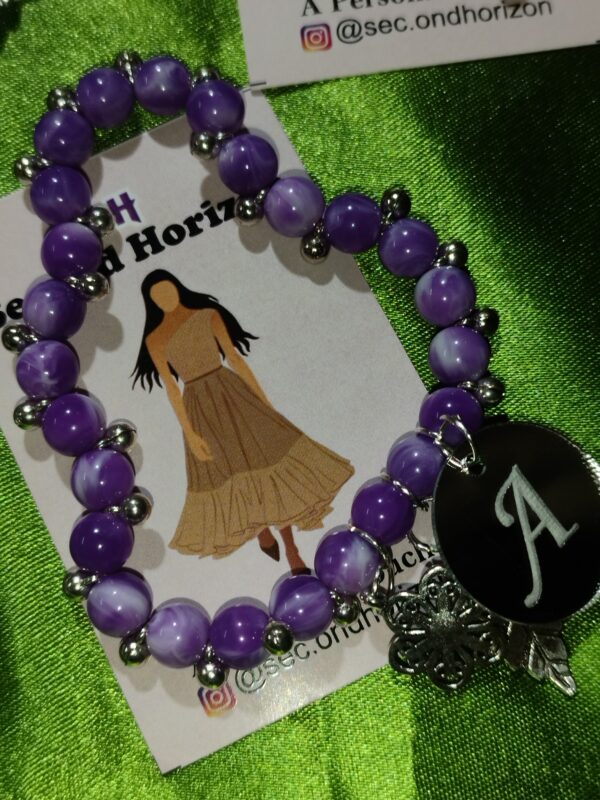 Bracelets with Charm and Glass Beads - Image 3