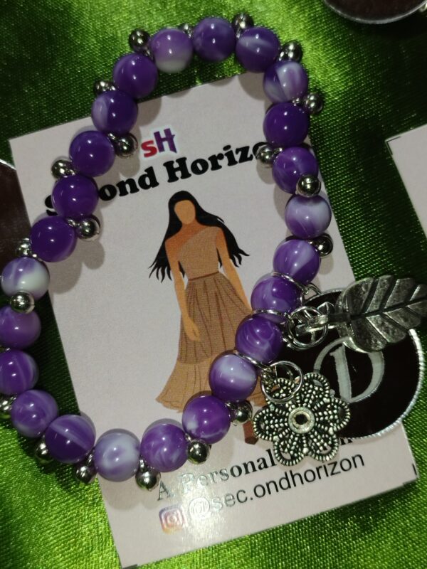 Bracelets with Charm and Glass Beads - Image 4