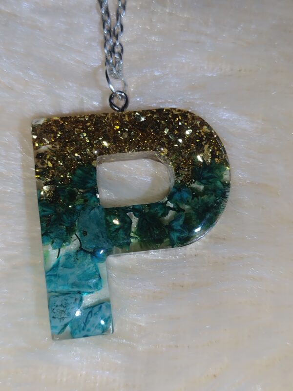 Resin Pendant with Chain - Image 2