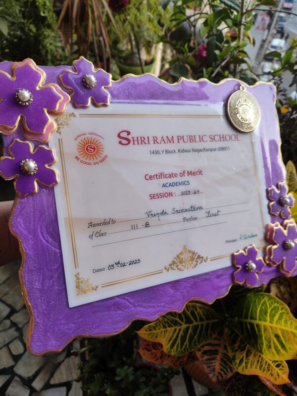 Resin Certificate