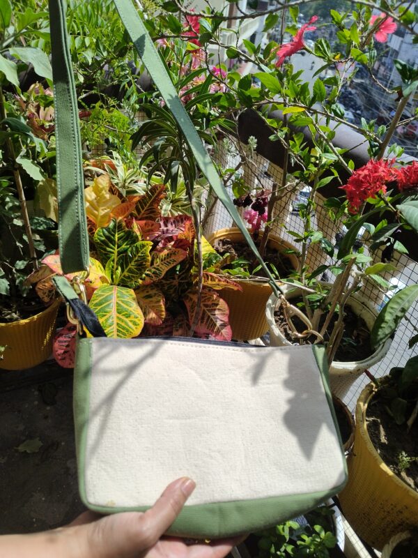 Ladies Canvas Sling Bag - Image 3