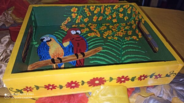 Pinewood Tray Coasters Set - Image 10