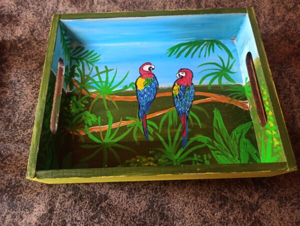Pinewood Tray Coasters Set - Image 11
