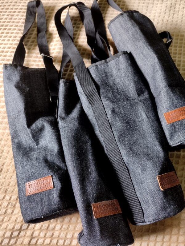 Denim Bottle Bag - Image 2