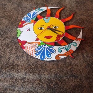 Hand Painted Wall Clock