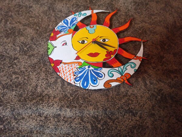 Hand Painted Wall Clock