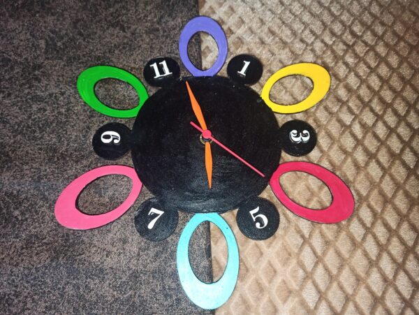 Hand Painted Wall Clock - Image 5