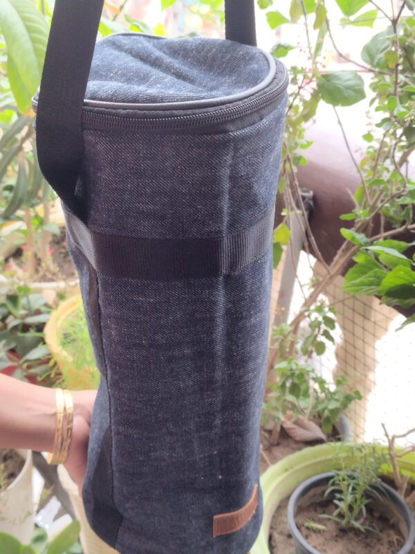 Denim Bottle Bag - Image 3