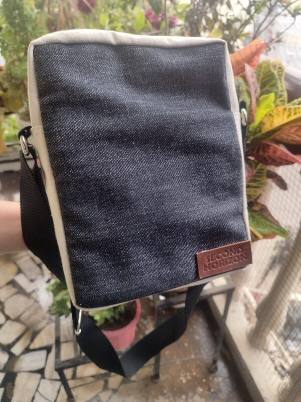 Denim Canvas Sling Bag