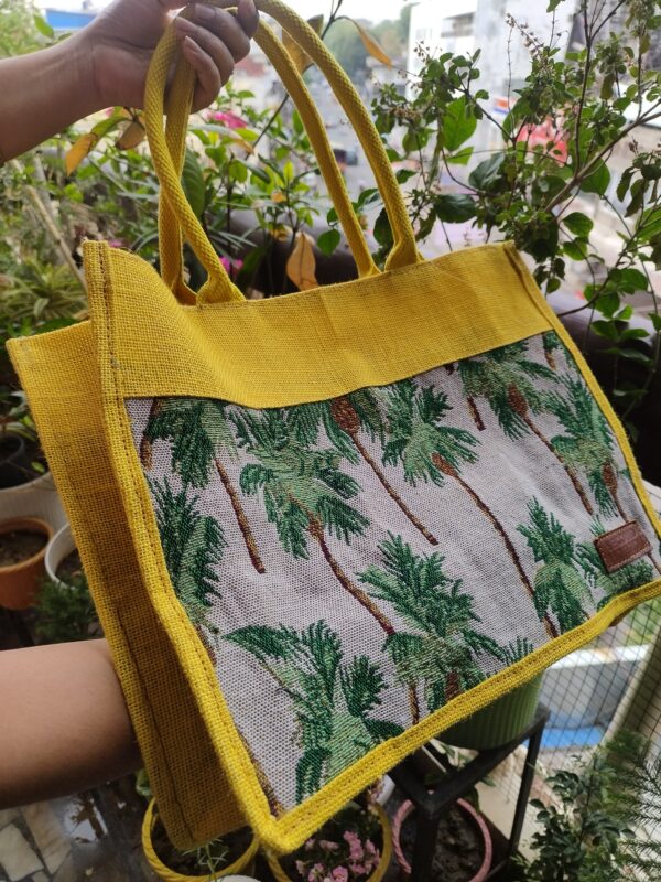 Fancy Jute Bag with Inner Pocket
