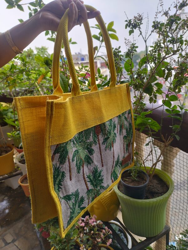 Fancy Jute Bag with Inner Pocket - Image 5