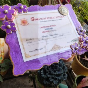 Resin Certificate and Medal Framing