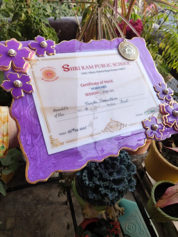 Resin Certificate and Medal Framing