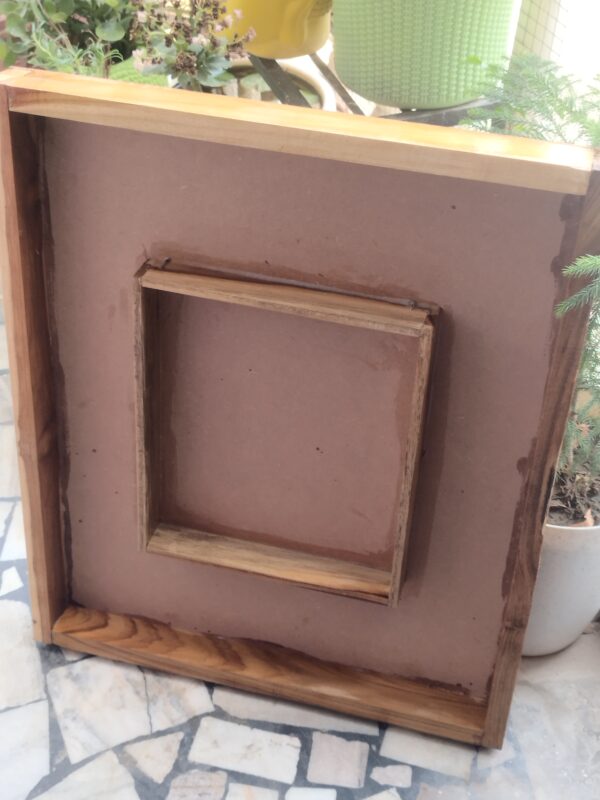 Teak Wood Inline Frame - Image 2