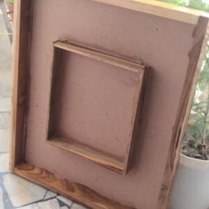 Teak Wood Inline Frame