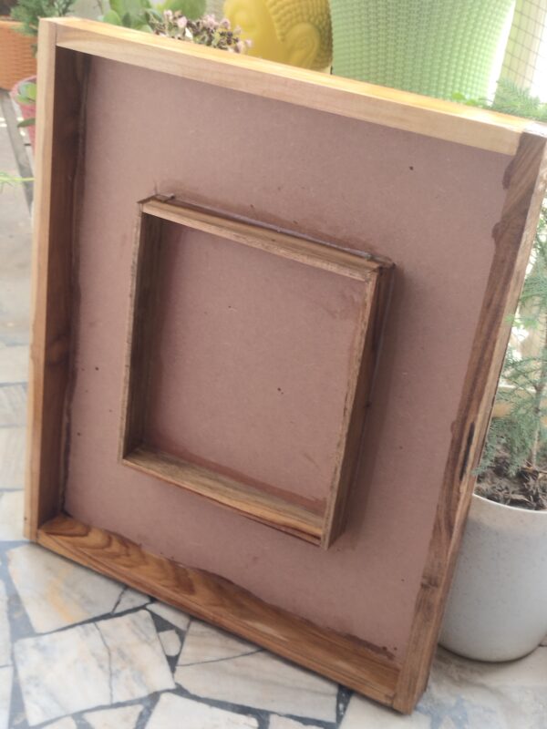 Teak Wood Inline Frame