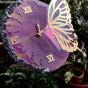 Wings of Time - Butterfly Themed Wall Clock