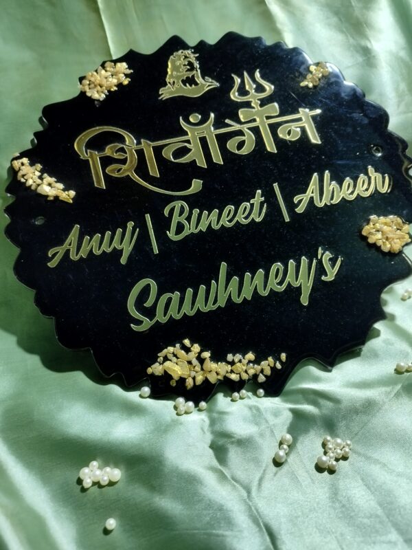 BlackAura Nameplate - Resin Name Plate - Image 4