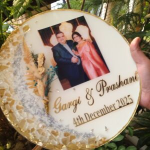 Crafted to celebrate your forever - Resin Photo Frame