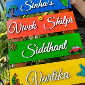 Where Every Name Finds Its Art - Name Plate