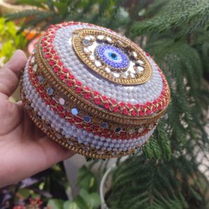 Elegant Evil Eye Decorative Box – Beauty with a Touch of Protection