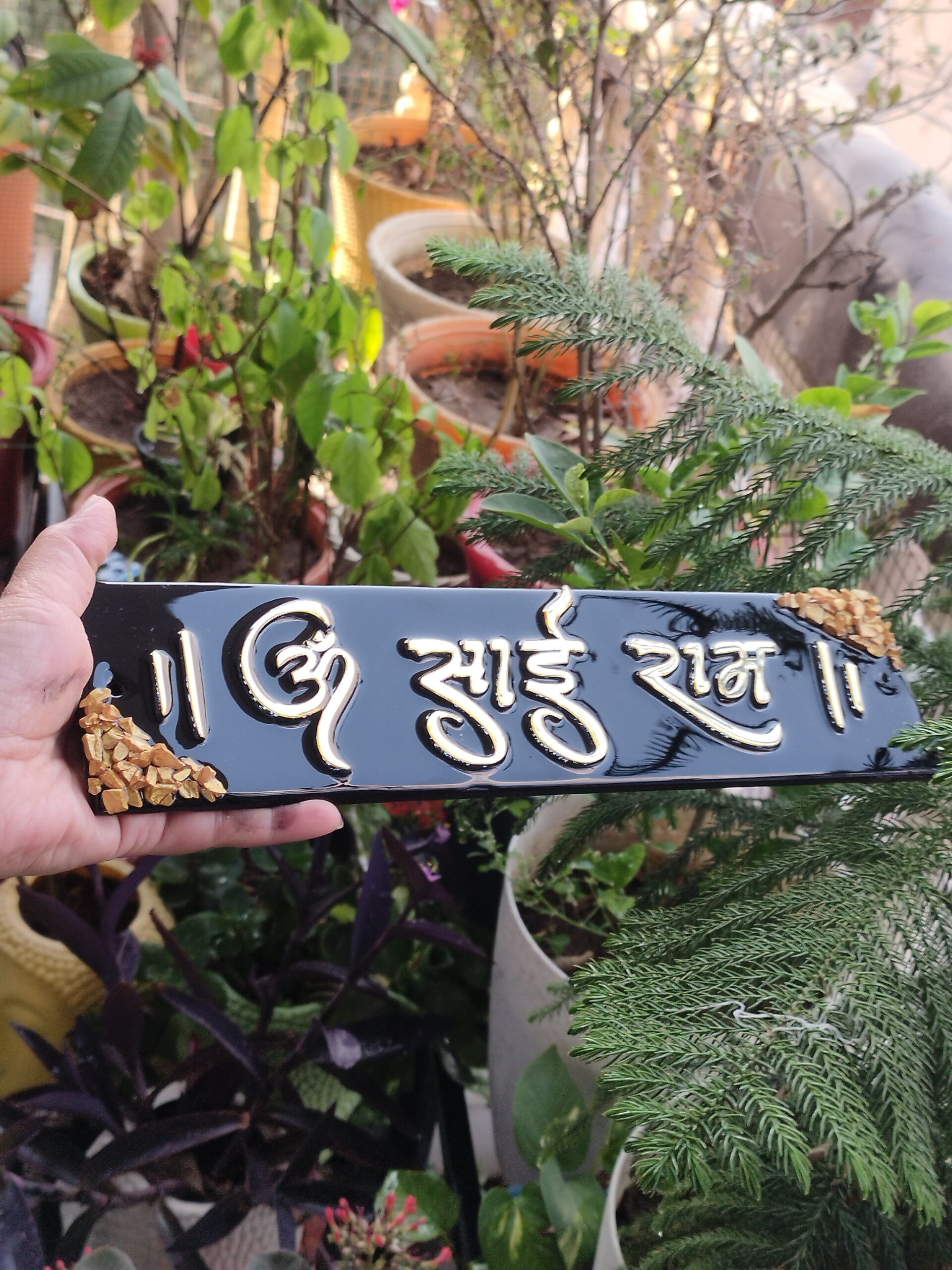 Elegant Embossed Resin Name Plates – Make Your Entrance Memorable