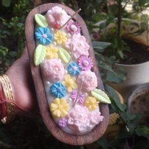 Blossom Boat Candle