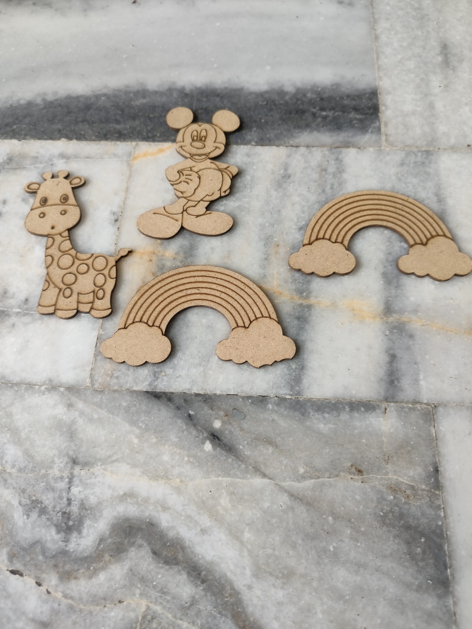 DIY MDF Pre-Marked Character Cutouts - Image 2
