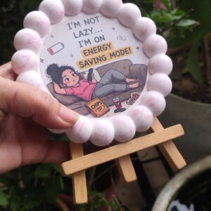 Bubble Frame Concrete Quote Plaque